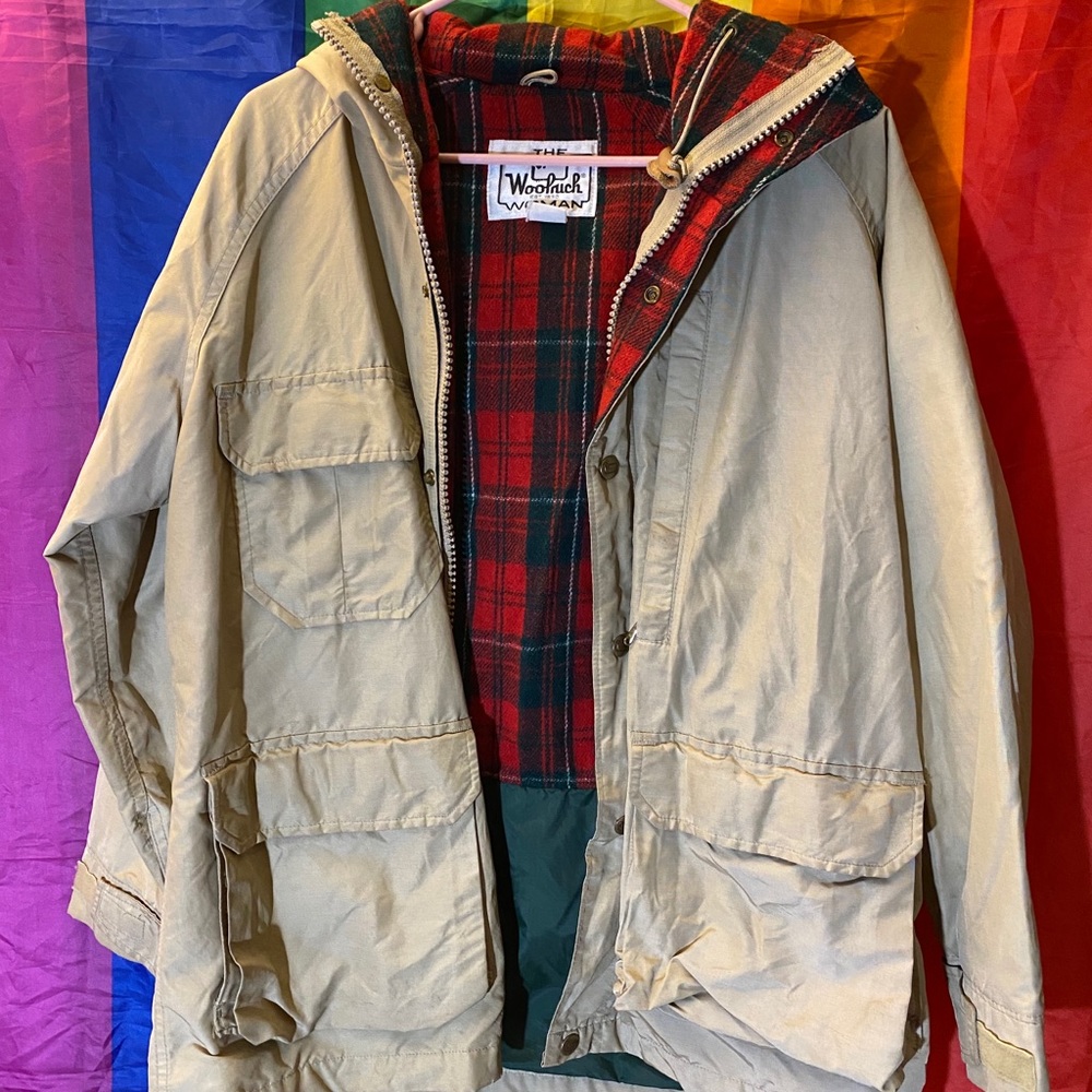 Vintage Woolrich Rain Coat